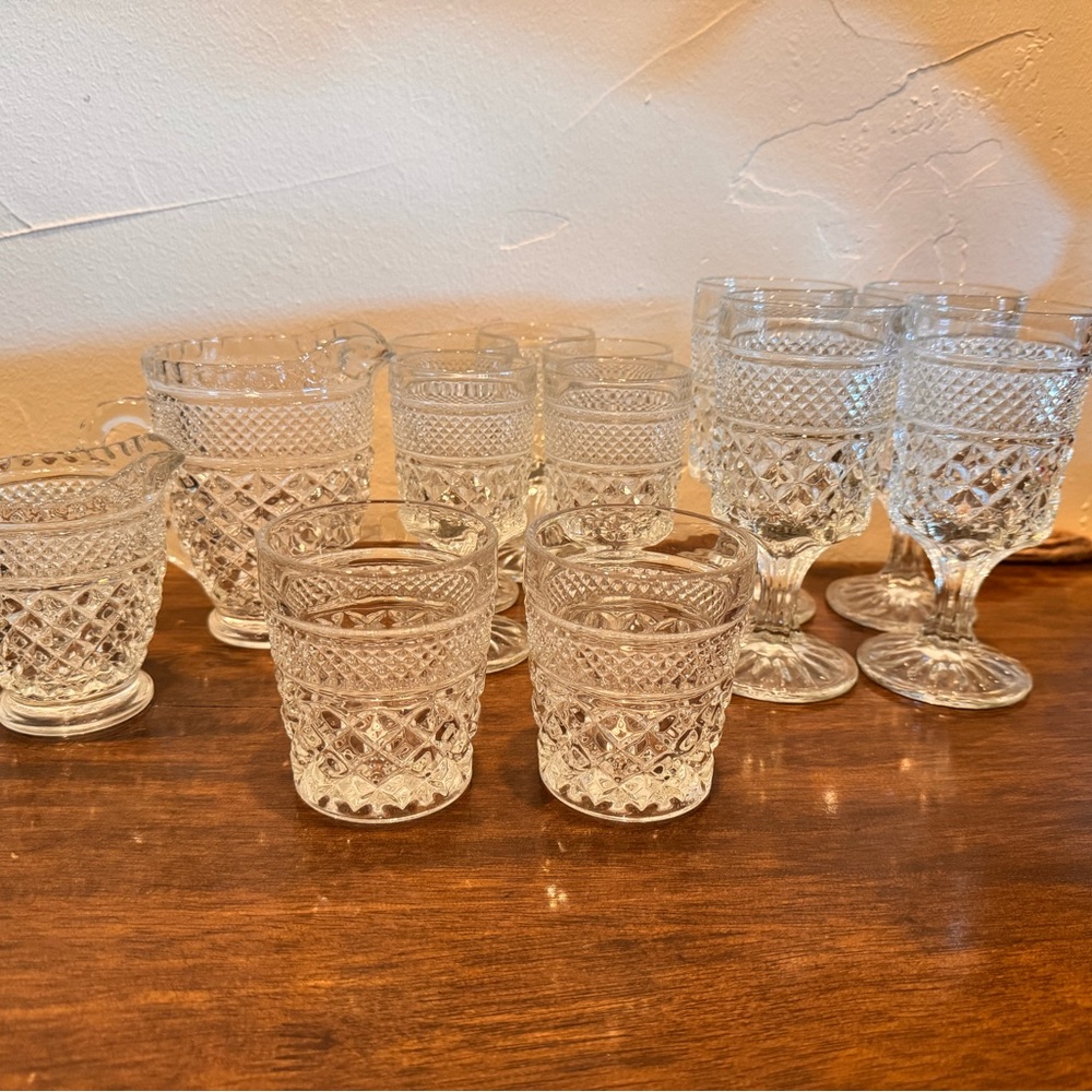 Vintage Anchor Hocking Wexford Glass